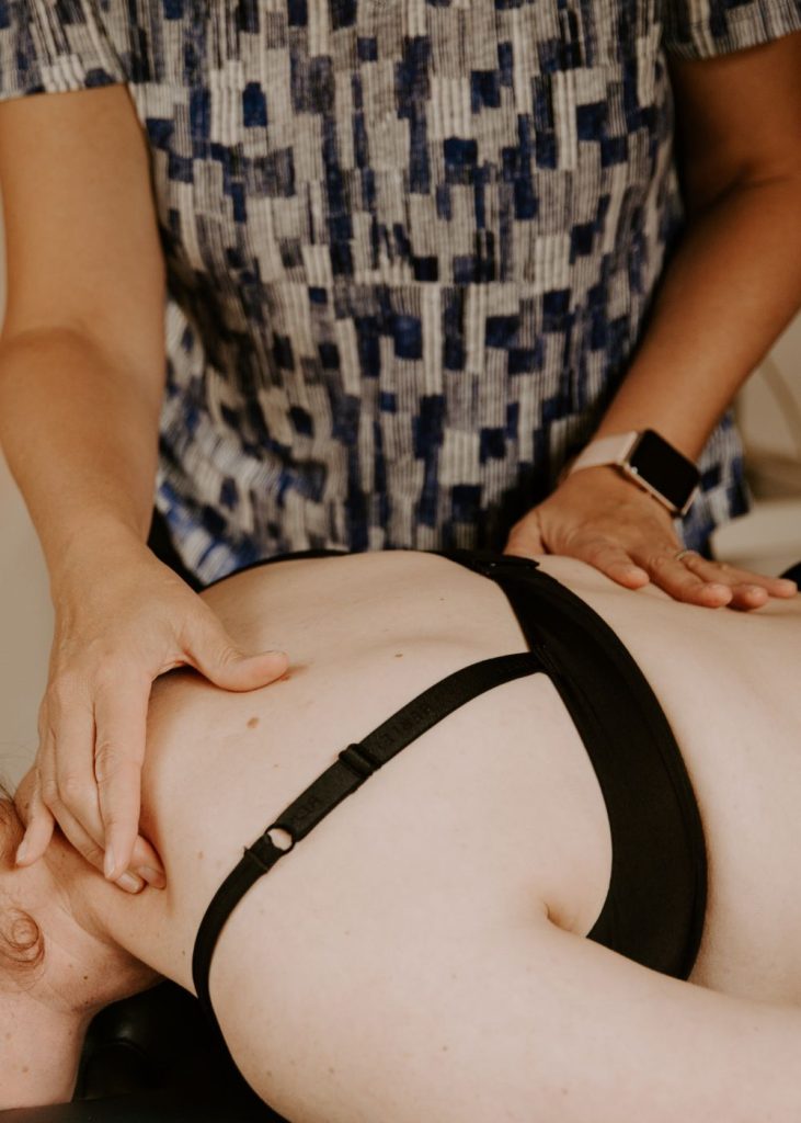 Dr Michelle Kasbach delivering Tui Na Massage